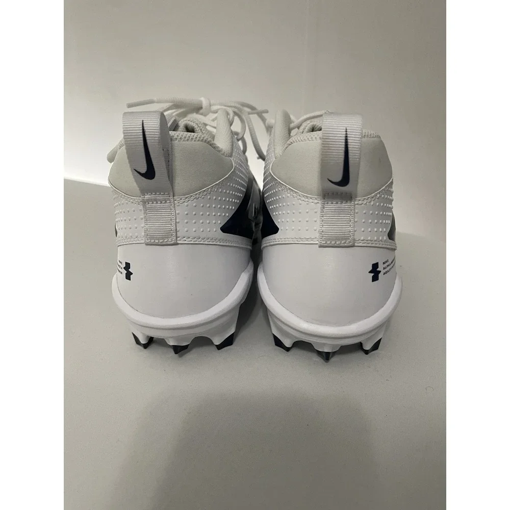 Nike Alpha Menace 4 Varsity Football Cleats Men‎ White Blue NEW FZ7703 Size 15